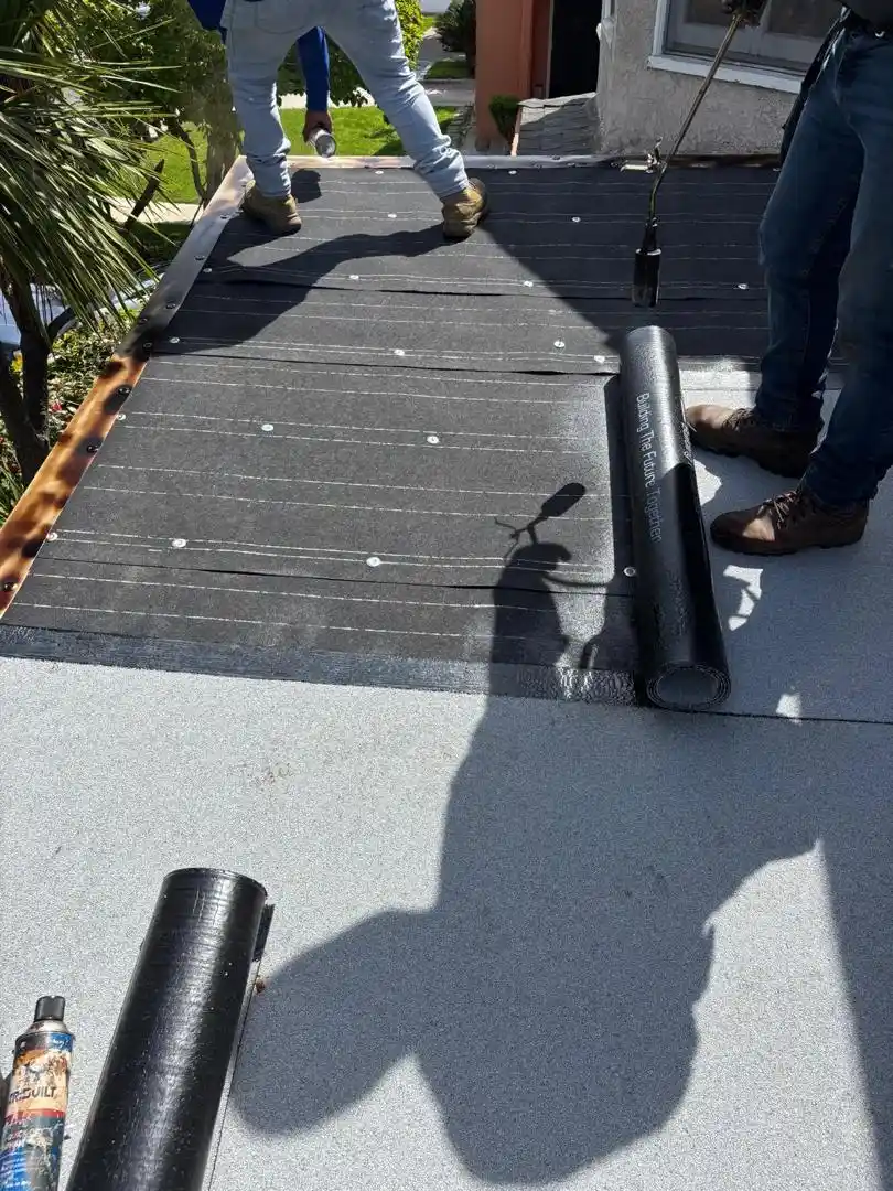 Restored living room wall