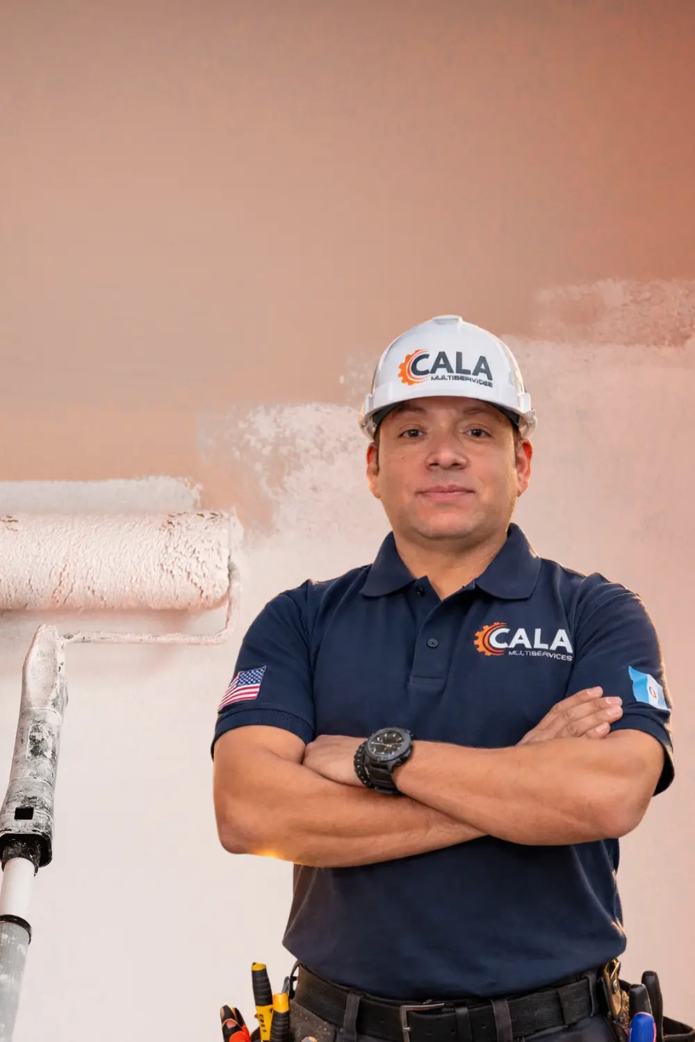 Cleanly painted interior space