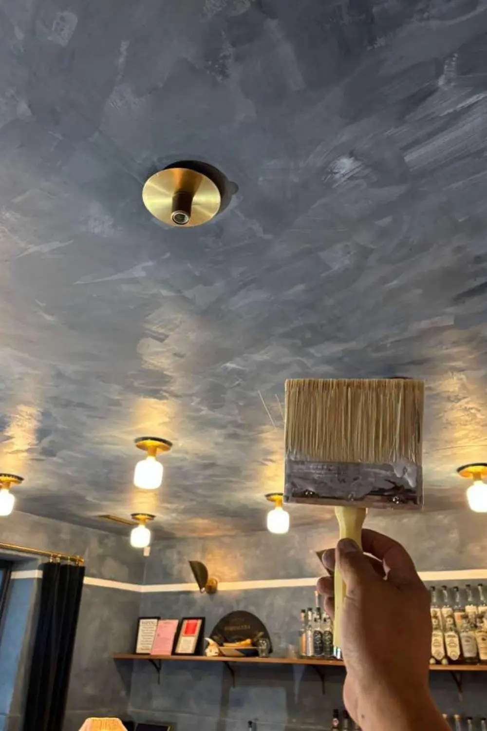 Painting team working on a property